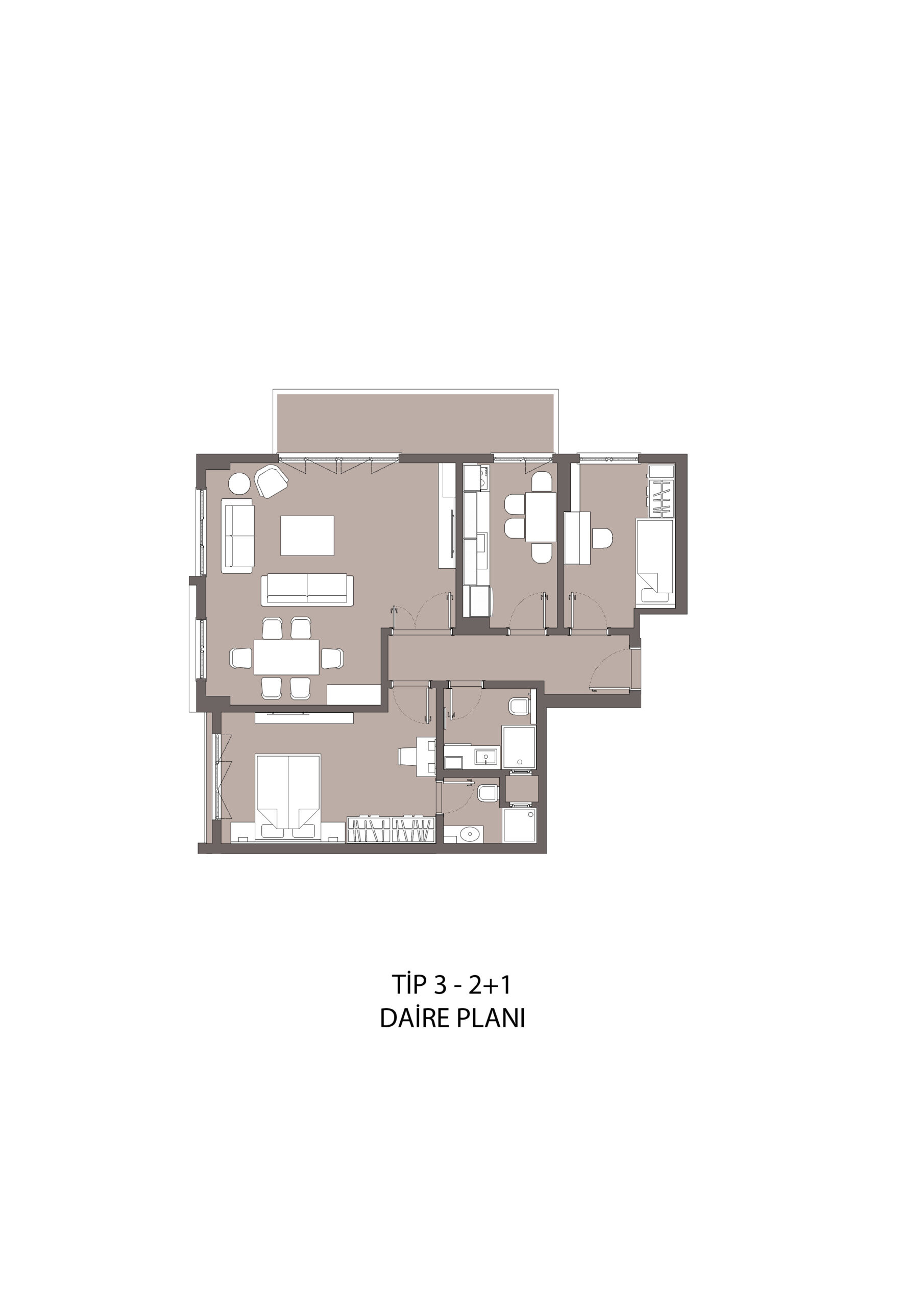 Plan renklendirme - Min Tasarım
